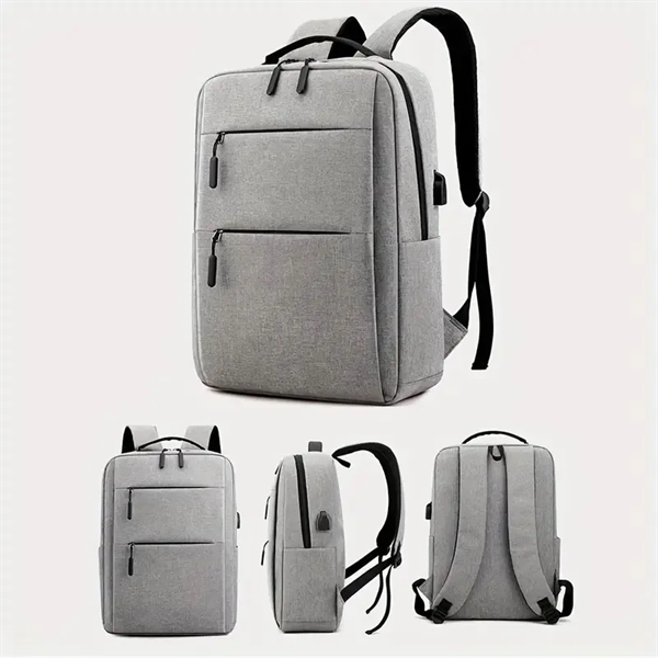 Laptop Simple Business Casual Backpack Computer Bag - Laptop Simple Business Casual Backpack Computer Bag - Image 1 of 3