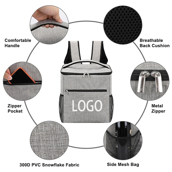 Cooler Lunch Backpack Tote Bag - Cooler Lunch Backpack Tote Bag - Image 0 of 4