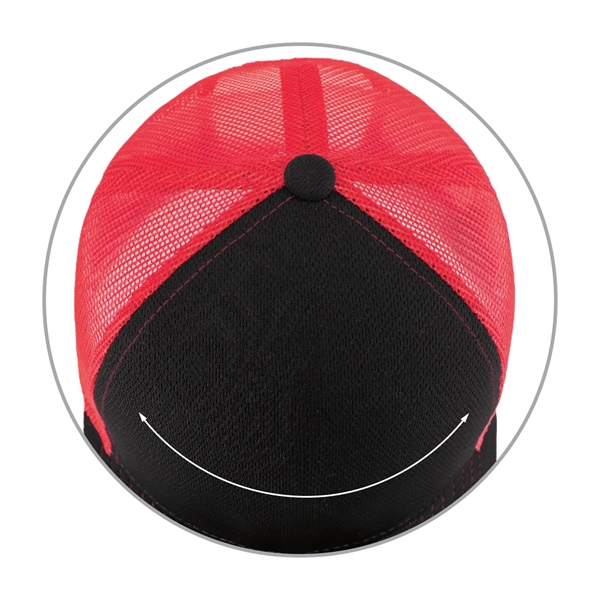 Solo - 5 Panel Constructed Pro-Round (Mesh Back) - Solo - 5 Panel Constructed Pro-Round (Mesh Back) - Image 10 of 16