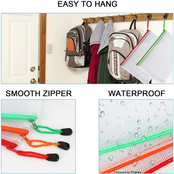 A4 Waterproof Zipper Files Bag - A4 Waterproof Zipper Files Bag - Image 1 of 4