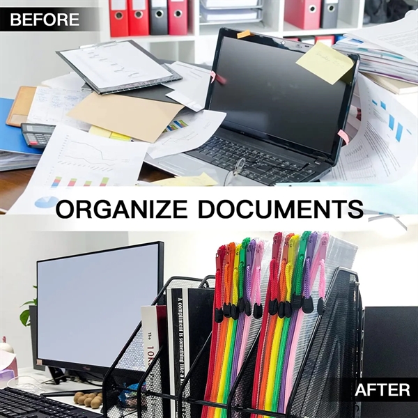 A4 Waterproof Zipper Files Bag - A4 Waterproof Zipper Files Bag - Image 3 of 4