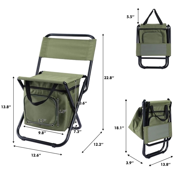 Fishing Chair with Cooler Bag - Fishing Chair with Cooler Bag - Image 1 of 5