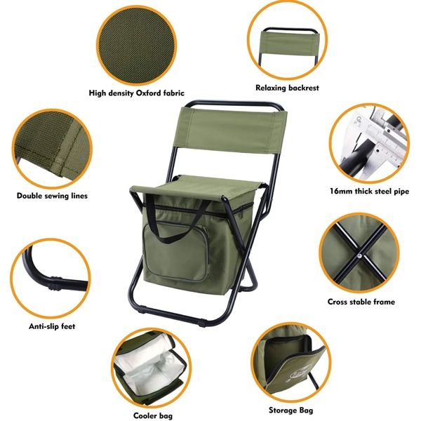 Fishing Chair with Cooler Bag - Fishing Chair with Cooler Bag - Image 2 of 5