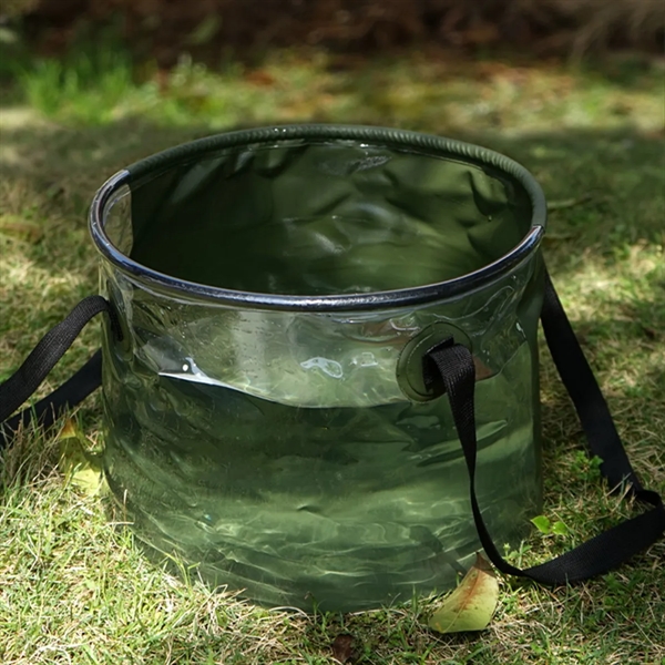 Collapsible Bucket 5 Gallon Portable Wash Basin - Collapsible Bucket 5 Gallon Portable Wash Basin - Image 2 of 3