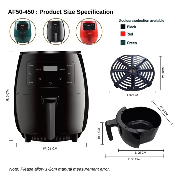 4.5L Intelligent Air Fryer - 4.5L Intelligent Air Fryer - Image 1 of 5