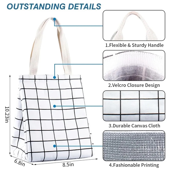 Wide-Open Foldable Insulated Lunch Bag - Wide-Open Foldable Insulated Lunch Bag - Image 1 of 5