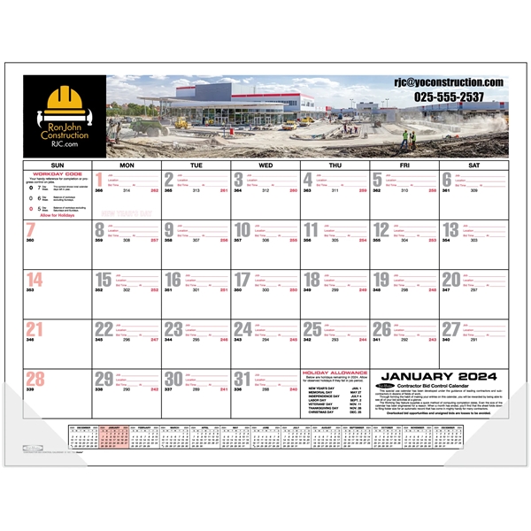 Full Color Imprint Desk Pad Calendar - Full Color Imprint Desk Pad Calendar - Image 0 of 1