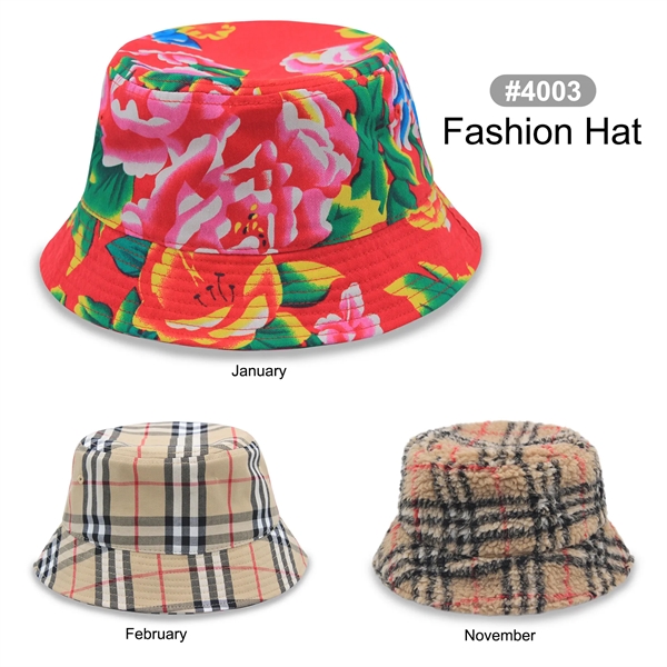 Designer Plaid bucket hat - Designer Plaid bucket hat - Image 0 of 2