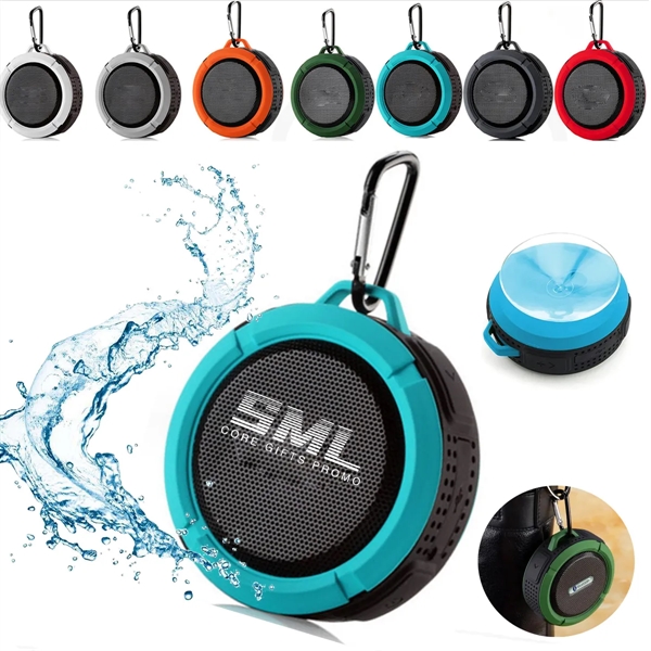 Waterproof Blue tooth Speaker With Suction Cup - Waterproof Blue tooth Speaker With Suction Cup - Image 0 of 2