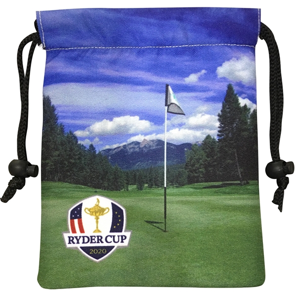 Sublimated Drawstring Valuables Pouch w/ Free Shipping - Sublimated Drawstring Valuables Pouch w/ Free Shipping - Image 1 of 12