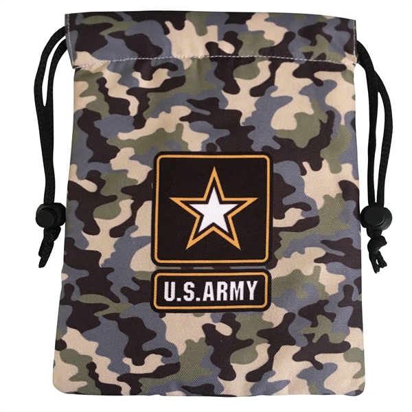 Sublimated Drawstring Valuables Pouch w/ Free Shipping - Sublimated Drawstring Valuables Pouch w/ Free Shipping - Image 5 of 12