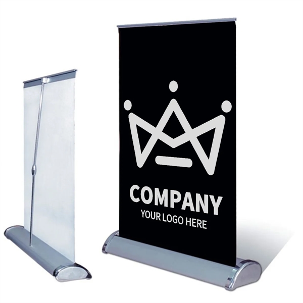 Mini Table Top Retractable Roll Up Banners Stand - Mini Table Top Retractable Roll Up Banners Stand - Image 0 of 1