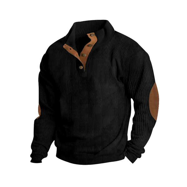 Men's Fashion Vintage Corduroy Sweatshirts Tops - Men's Fashion Vintage Corduroy Sweatshirts Tops - Image 8 of 15