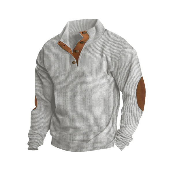 Men's Fashion Vintage Corduroy Sweatshirts Tops - Men's Fashion Vintage Corduroy Sweatshirts Tops - Image 11 of 15