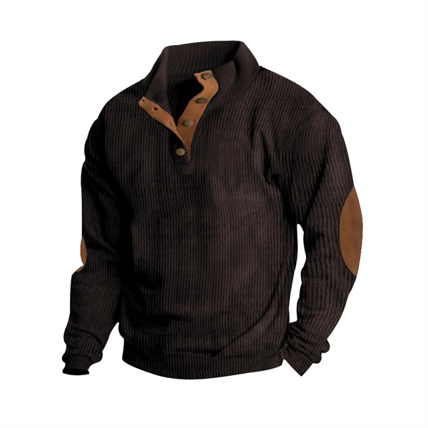 Men's Fashion Vintage Corduroy Sweatshirts Tops - Men's Fashion Vintage Corduroy Sweatshirts Tops - Image 13 of 15