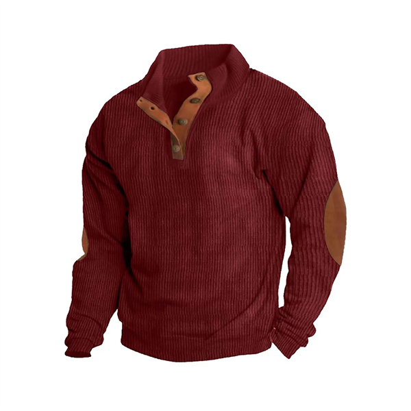Men's Fashion Vintage Corduroy Sweatshirts Tops - Men's Fashion Vintage Corduroy Sweatshirts Tops - Image 15 of 15