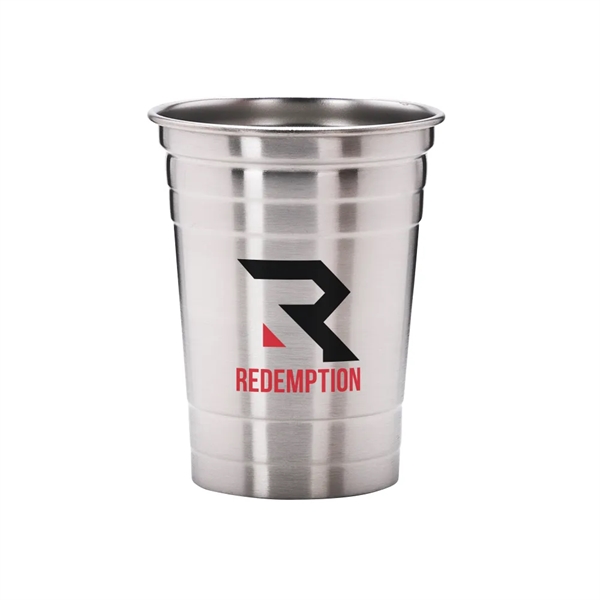 Custom Suds 16 oz Stainless Steel Beer Cups