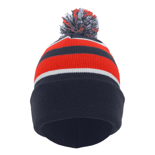 Pacific Headwear Knit Fold-Over Pom-Pom Beanie - Pacific Headwear Knit Fold-Over Pom-Pom Beanie - Image 28 of 130