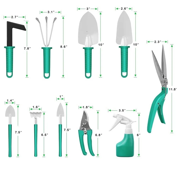 10 pcs Heavy Duty Gardening Work Set - 10 pcs Heavy Duty Gardening Work Set - Image 2 of 4