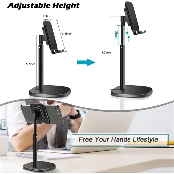 Adjustable Phone& Tablet Desktop Holder  Stand - Adjustable Phone& Tablet Desktop Holder  Stand - Image 1 of 5