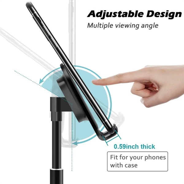 Adjustable Phone& Tablet Desktop Holder  Stand - Adjustable Phone& Tablet Desktop Holder  Stand - Image 2 of 5
