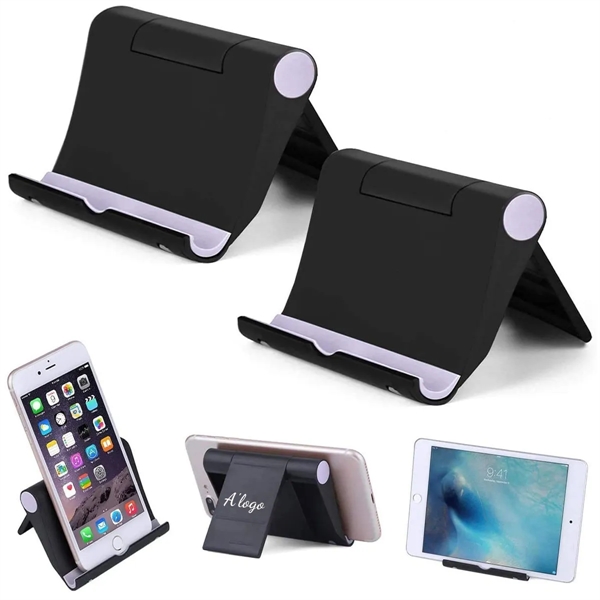Foldable Phone/Tablet Desktop Stand Holder - Foldable Phone/Tablet Desktop Stand Holder - Image 0 of 5