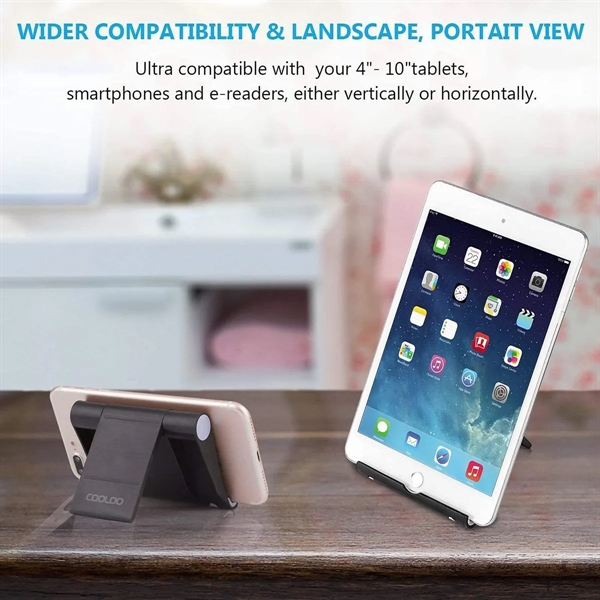 Foldable Phone/Tablet Desktop Stand Holder - Foldable Phone/Tablet Desktop Stand Holder - Image 4 of 5