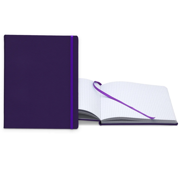 8" x 10" Everest Senzabrite Faux Leather Hardcover Journal - 8" x 10" Everest Senzabrite Faux Leather Hardcover Journal - Image 3 of 9