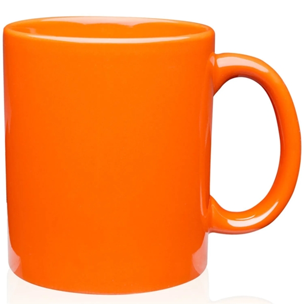 11 oz. Economy Ceramic Coffee Mugs, Corporate gift Drinkware - 11 oz. Economy Ceramic Coffee Mugs, Corporate gift Drinkware - Image 21 of 33
