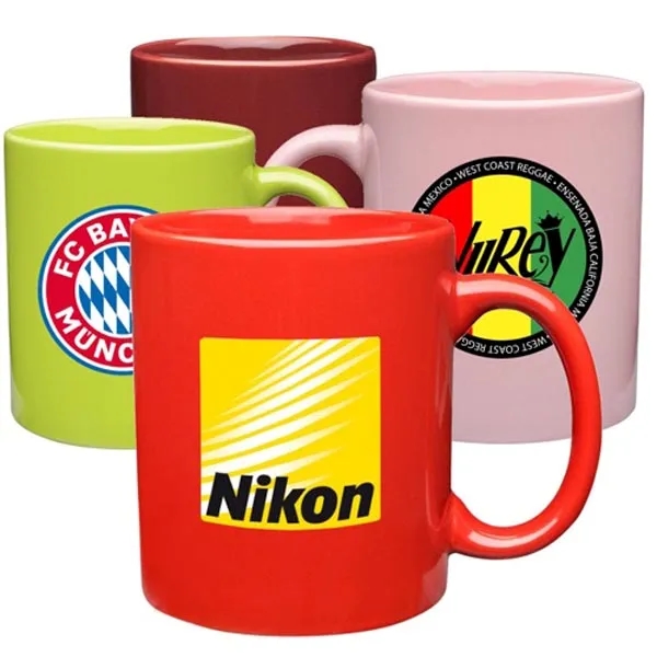 11 oz. Economy Ceramic Coffee Mugs, Corporate gift Drinkware - 11 oz. Economy Ceramic Coffee Mugs, Corporate gift Drinkware - Image 25 of 33