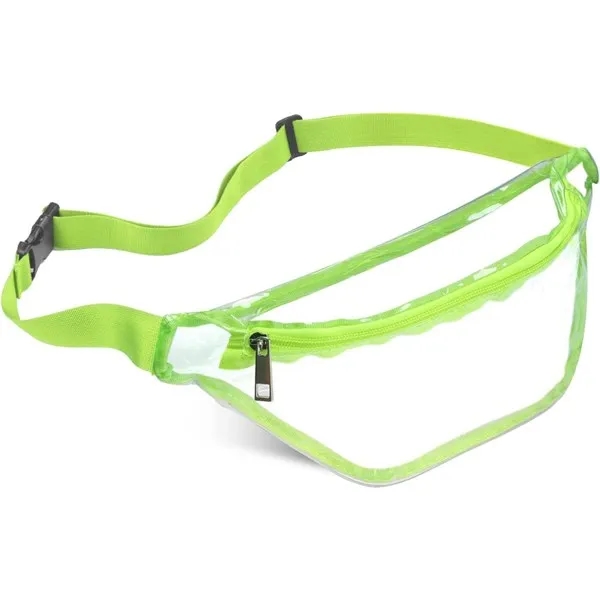 Waterproof Clear Stadium Fanny Pack w/ A Zipper Pockets - Waterproof Clear Stadium Fanny Pack w/ A Zipper Pockets - Image 12 of 12