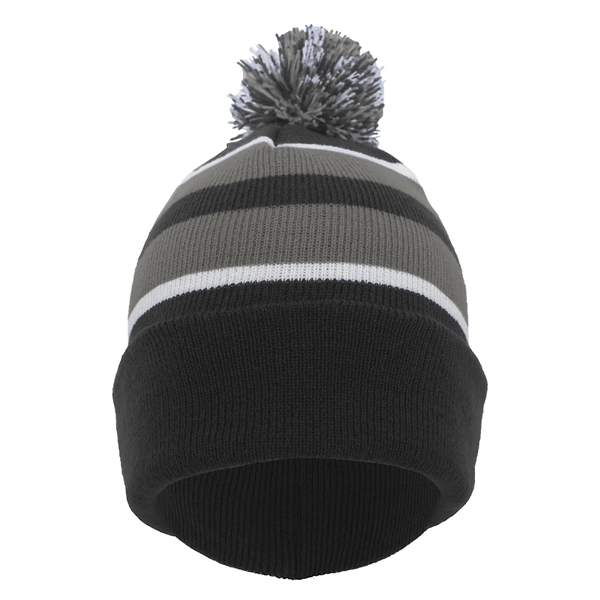 Pacific Headwear Knit Fold-Over Pom-Pom Beanie - Pacific Headwear Knit Fold-Over Pom-Pom Beanie - Image 8 of 130