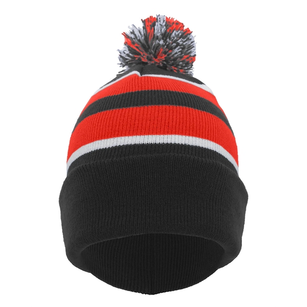 Pacific Headwear Knit Fold-Over Pom-Pom Beanie - Pacific Headwear Knit Fold-Over Pom-Pom Beanie - Image 10 of 130