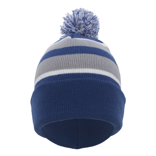 Pacific Headwear Knit Fold-Over Pom-Pom Beanie - Pacific Headwear Knit Fold-Over Pom-Pom Beanie - Image 31 of 130