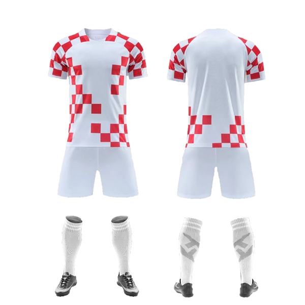 Reversible Soccer Mesh Fabric Jersey Suit For Kids Adult - Reversible Soccer Mesh Fabric Jersey Suit For Kids Adult - Image 5 of 9