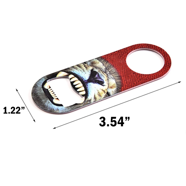 Bar blade sublimation bottle opener - Bar blade sublimation bottle opener - Image 3 of 3