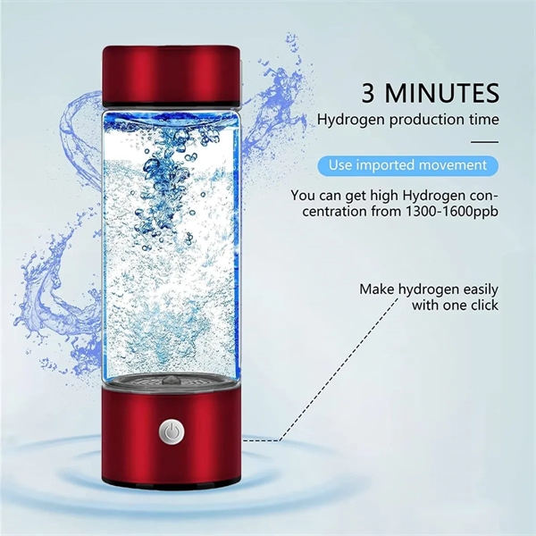 USB Rechargeable Hydrogen Water Bottle - USB Rechargeable Hydrogen Water Bottle - Image 7 of 8