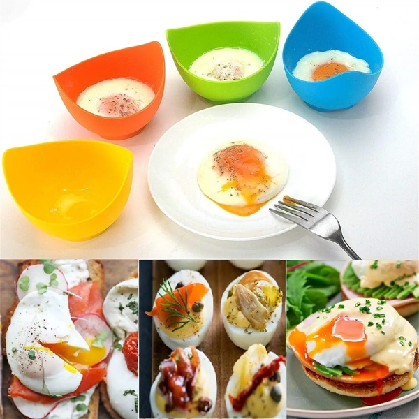 Silicone Egg Poacher Cup for Microwave - Silicone Egg Poacher Cup for Microwave - Image 3 of 4