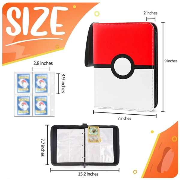 Card Binder Fits 400 With 50 Removable Sleeves - Card Binder Fits 400 With 50 Removable Sleeves - Image 1 of 6