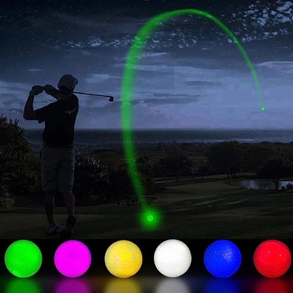 LED Lights Up Golf Balls - LED Lights Up Golf Balls - Image 2 of 2