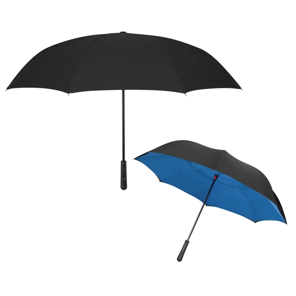 48" Arc Two-Tone Inversion Umbrella - 48" Arc Two-Tone Inversion Umbrella - Image 22 of 22