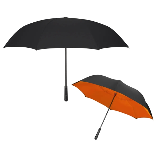 48" Arc Two-Tone Inversion Umbrella - 48" Arc Two-Tone Inversion Umbrella - Image 10 of 22