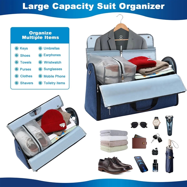 In Stock Travel Garment Duffel Carry on Business Trips Bags - In Stock Travel Garment Duffel Carry on Business Trips Bags - Image 3 of 6