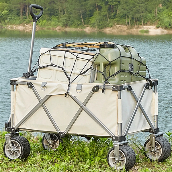 In Stock Garden Camping Pull Folding Trailer Carts - In Stock Garden Camping Pull Folding Trailer Carts - Image 2 of 5