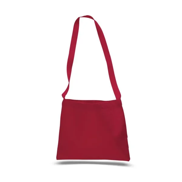 12 Oz. Small Cotton Canvas Messenger Bag With Long Straps - 12 Oz. Small Cotton Canvas Messenger Bag With Long Straps - Image 6 of 7