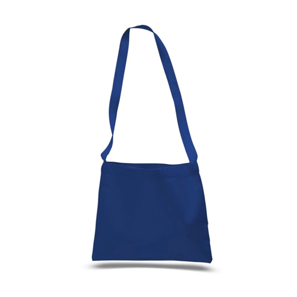 12 Oz. Small Cotton Canvas Messenger Bag With Long Straps - 12 Oz. Small Cotton Canvas Messenger Bag With Long Straps - Image 7 of 7
