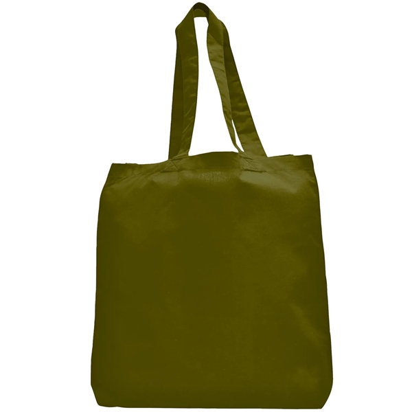 6 oz Cotton Canvas Tote Bag W/ Gusset (15" X 16") - 6 oz Cotton Canvas Tote Bag W/ Gusset (15" X 16") - Image 31 of 54