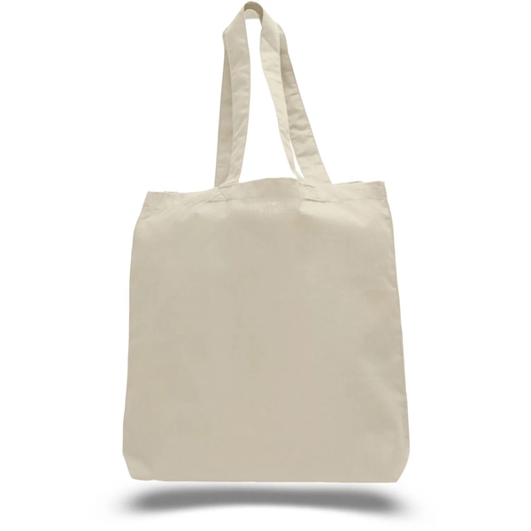 6 oz Cotton Canvas Tote Bag W/ Gusset (15" X 16") - 6 oz Cotton Canvas Tote Bag W/ Gusset (15" X 16") - Image 43 of 54