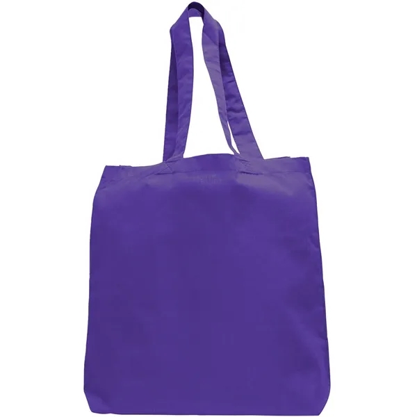 6 oz Cotton Canvas Tote Bag W/ Gusset (15" X 16") - 6 oz Cotton Canvas Tote Bag W/ Gusset (15" X 16") - Image 47 of 54