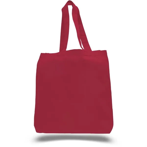 6 oz Cotton Canvas Tote Bag W/ Gusset (15" X 16") - 6 oz Cotton Canvas Tote Bag W/ Gusset (15" X 16") - Image 46 of 54